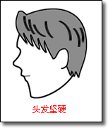 面相 头发