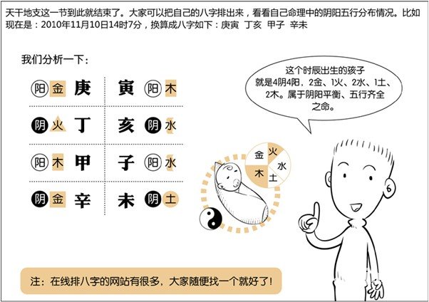 漫画解析八字命理！