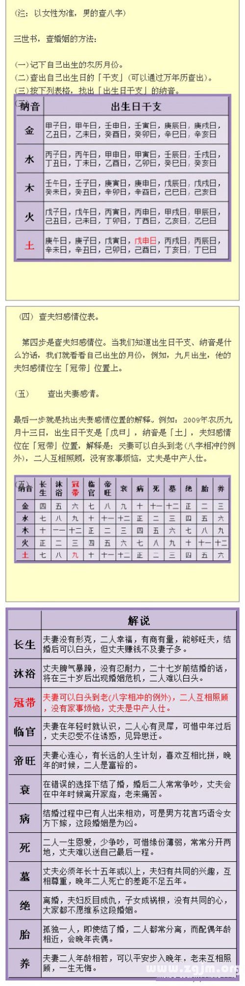 三世书查婚姻的方法