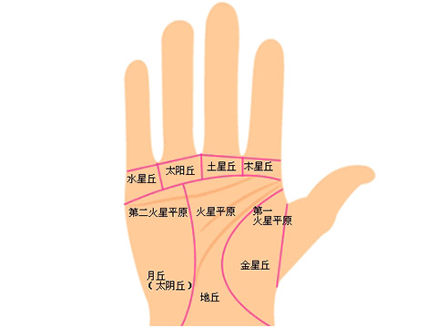 有偏财运的手相图解