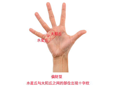 有偏财运的手相图解